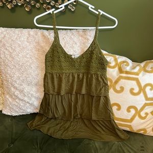 Ruffle Layered Tank